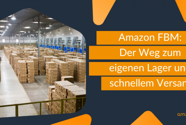 Amazon FBM Lager mit Kartons